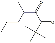 TETRAMETHYLHEPTANEDIONE Struktur