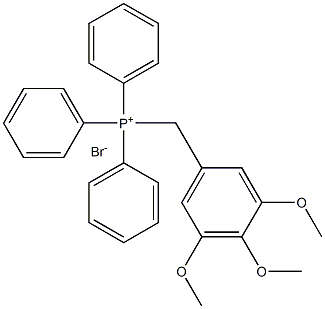 3,4,5TRIMETHOXYBENZYLTRIPHENYLPHOSPHONIUM BROMIDE Struktur