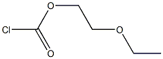 2-ETHOXYETHANOL CHLORO FORMATE Struktur