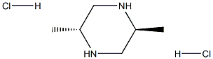 TRANS-2,5-DIMETHYLPIPERAZINE DIHYDROCHLORIDE Struktur