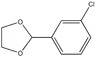 2-(3-CHLOROPHENYL)1,3-DIOXOLANE Struktur