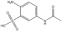 5-ACETYLAMINO-2-AMINO-BENZENE SULPHONIC ACID Struktur