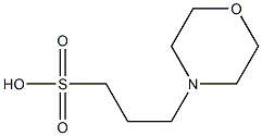 3-(N-MORPHOLINO)PROPANESULPHONIC ACID, LOW SODIUM Struktur