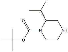 (R)-N1-BOC-2-ISOPROPYLPIPERAZINE Struktur