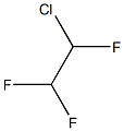 1,2,2-trifluoro-1-chloroethane Struktur