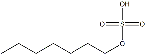 heptyl sulfate Struktur