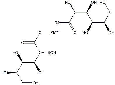 lead gluconate Struktur