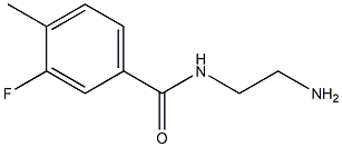 N-(2-AMINOETHYL)-3-FLUORO-4-METHYLBENZAMIDE Struktur