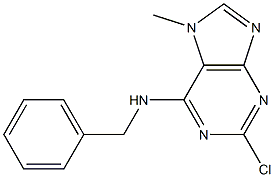 2-CHLORO-6-BENZYLAMINO-7-METHYLPURINE 98% (HPLC) Struktur