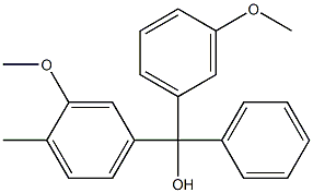 3,3''-DIMETHOXY-4''-METHYLTRITYL ALCOHOL 95% Struktur