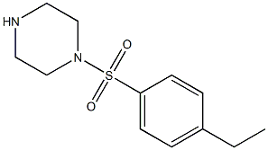 1-[(4-ETHYLPHENYL)SULFONYL]PIPERAZINE Struktur