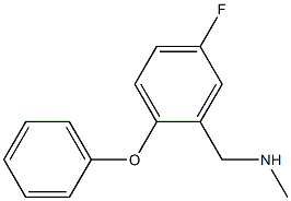 5-FLUORO-N-METHYL-2-PHENOXYBENZYLAMINE Struktur