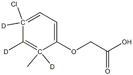 4-CHLORO-2-METHYLPHENOXY-D3-ACETIC ACID 99.2% Struktur