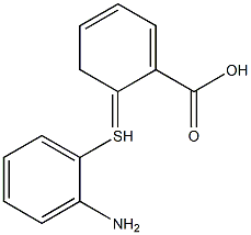 2-(2-AMINOPHENYL THIO)BENZOIC ACID Struktur