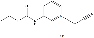 1-(CYANOMETHYL)-3-[(ETHOXYCARBONYL)AMINO]PYRIDINIUM CHLORIDE Struktur