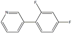 3-(2,4-DIFLUOROPHENYL)PYRIDINE, 95+% Struktur