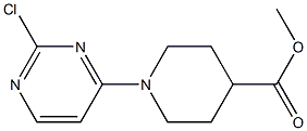 1-(2-CHLOROPYRIMIDIN-4-YL)PIPERIDINE-4-CARBOXYLIC ACID METHYL ESTER, 95+% Struktur