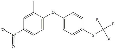 2-(4-TRIFLUOROMETHYLTHIOPHENOXY)-5-NITROTOLUENE,99+% Struktur