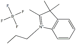 1-PROPYL-2,3,3-TRIMETHYLINDOLIUM TETRAFLUOROBORATE Struktur