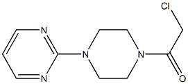 2-[4-(CHLOROACETYL)PIPERAZIN-1-YL]PYRIMIDINE Struktur