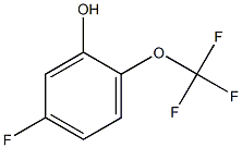 5-FLUORO-2-TRIFLUOROMETHOXYPHENOL,98% Struktur