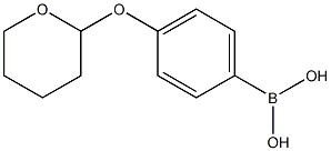 4-(TETRAHYDRO-2H-PYRAN-2-YLOXY)BENZENEBORONIC ACID Struktur