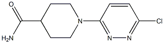 1-(6-CHLORO-3-PYRIDAZINYL)PIPERIDINE-4-CARBOXAMIDE Struktur