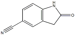 2-OXOINDOLINE-5-CARBONITRILE Struktur