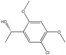 (1S)-1-(5-CHLORO-2,4-DIMETHOXYPHENYL)ETHANOL Struktur