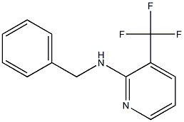 2-(BENZYLAMINO)-3-TRIFLUOROMETHYLPYRIDINE 95% Struktur