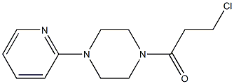 1-(3-CHLOROPROPANOYL)-4-PYRIDIN-2-YLPIPERAZINE Struktur