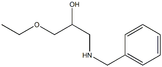 1-Benzylamino-3-ethoxy-propan-2-ol Struktur