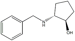 trans-2-Benzylamino-cyclopentanol Struktur