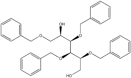 2,3,4,6-TETRA-O-BENZYL-GLUCITOL Struktur