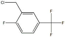 2-(CHLOROMETHYL)-1-FLUORO-4-(TRIFLUOROMETHYL)BENZENE Struktur