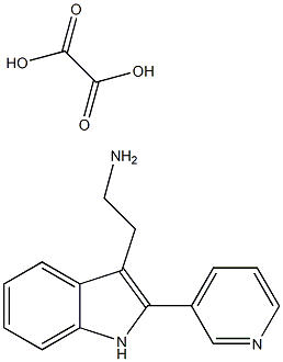 2-(3-PYRIDYL) TRYPTAMINE OXALATE Struktur