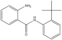 2-AMINO, N-(2-TERTIARYBUTYL PHENYL)BENZAMIDE Struktur