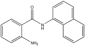 2-AMINO, N-(NAPHTHYL )BENZAMIDE Struktur