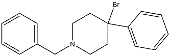 N-BENZYL-4-BROMO-4-PHENYL PIPERIDINE Struktur