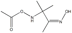 3-HYDROXYLAMINO-3-METHYL-2-BUTANONE OXIME ACETATE Struktur