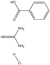 GUANIDINEBENZOIC ACID HYDROCHLORIDE Struktur