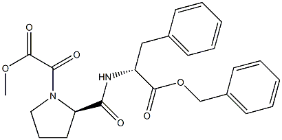 N-CARBOMETHOXYCARBONYL-D-PROLYL-D-PHENYLALANINE BENZYL ESTER Struktur