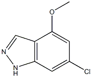 6-CHLORO-4-METHOXYINDAZOLE Struktur