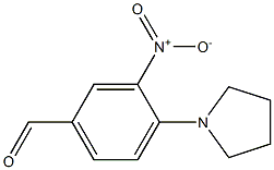 3-NITRO-4-PYRROLIDINOBENZALDEHYDE Struktur