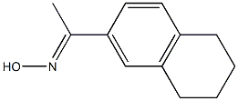 6-ACETOHYDROXIMOYL-1,2,3,4-TETRAHYDRONAPHTHALENE Struktur