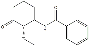 N-[(2S)-2-Formyl-1-Propylbutyl]Benzamide Struktur