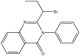 2-(1-BROMOPROPYL)-3-PHENYLQUINAZOLIN-4(3H)-ONE Struktur