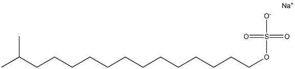 SODIUMISOCTYLSULFATE Struktur