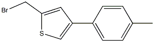 2-(bromomethyl)-4-p-tolylthiophene Struktur