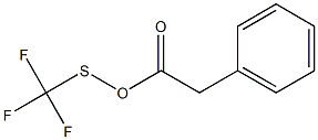 TRIFLUOROMETHYLTHIO PHENYLACETIC ACID Struktur